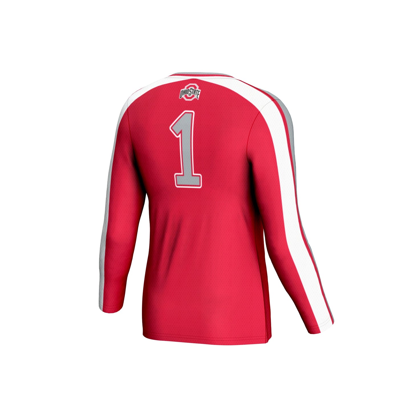 Ohio State Buckeyes GameDay Greats Unisex #1 Lightweight Volleyball Fashion Jersey - Scarlet