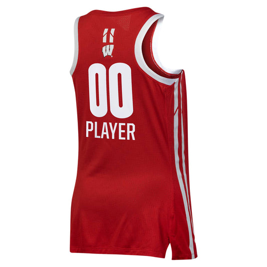 Wisconsin Badgers Under Armour Women's Pick-A-Player NIL Women's Basketball Jersey - Red