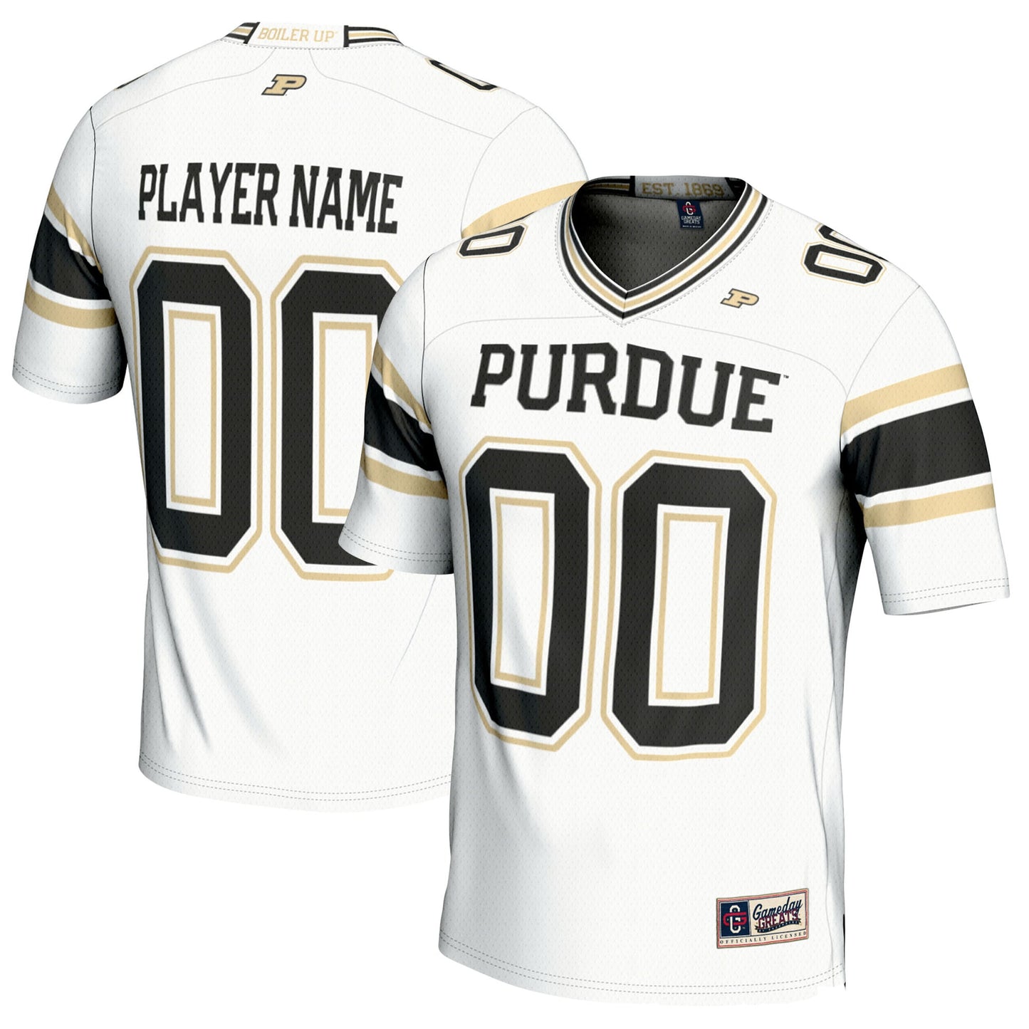 Purdue Boilermakers GameDay Greats Youth NIL Pick-A-Player Football Jersey - Gold