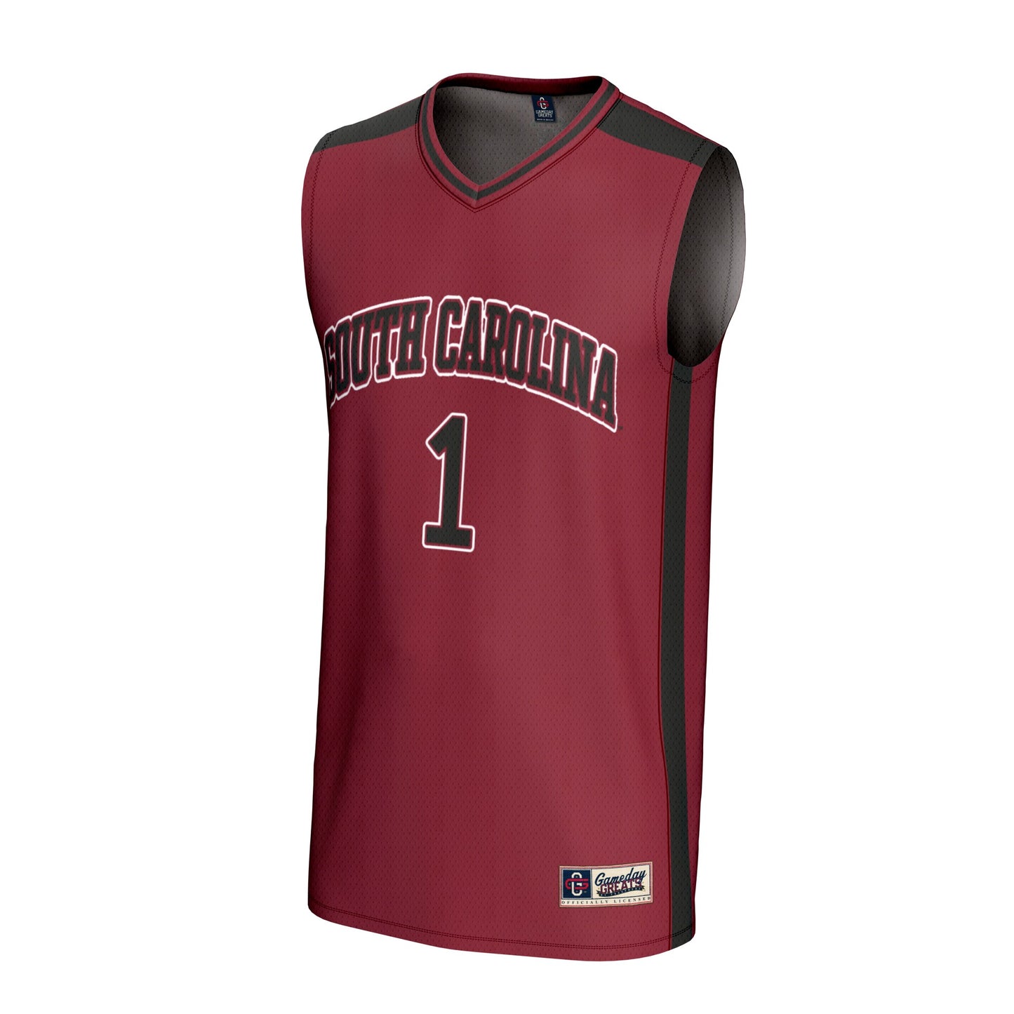 #1 South Carolina Gamecocks GameDay Greats Unisex Lightweight Collegiate Basketball Fashion Jersey - Garnet
