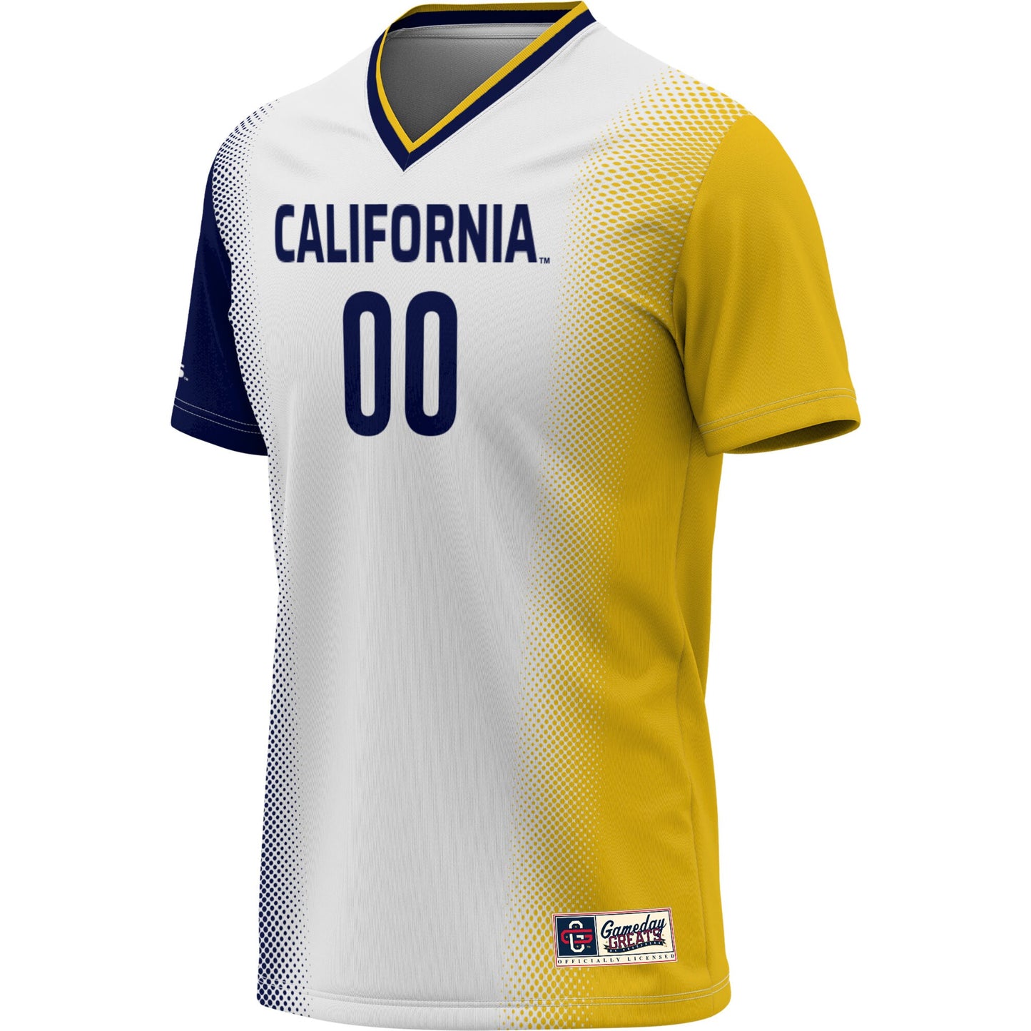 Cal Bears GameDay Greats Unisex NIL Pick-A-Player Lightweight Women's Soccer Jersey - White