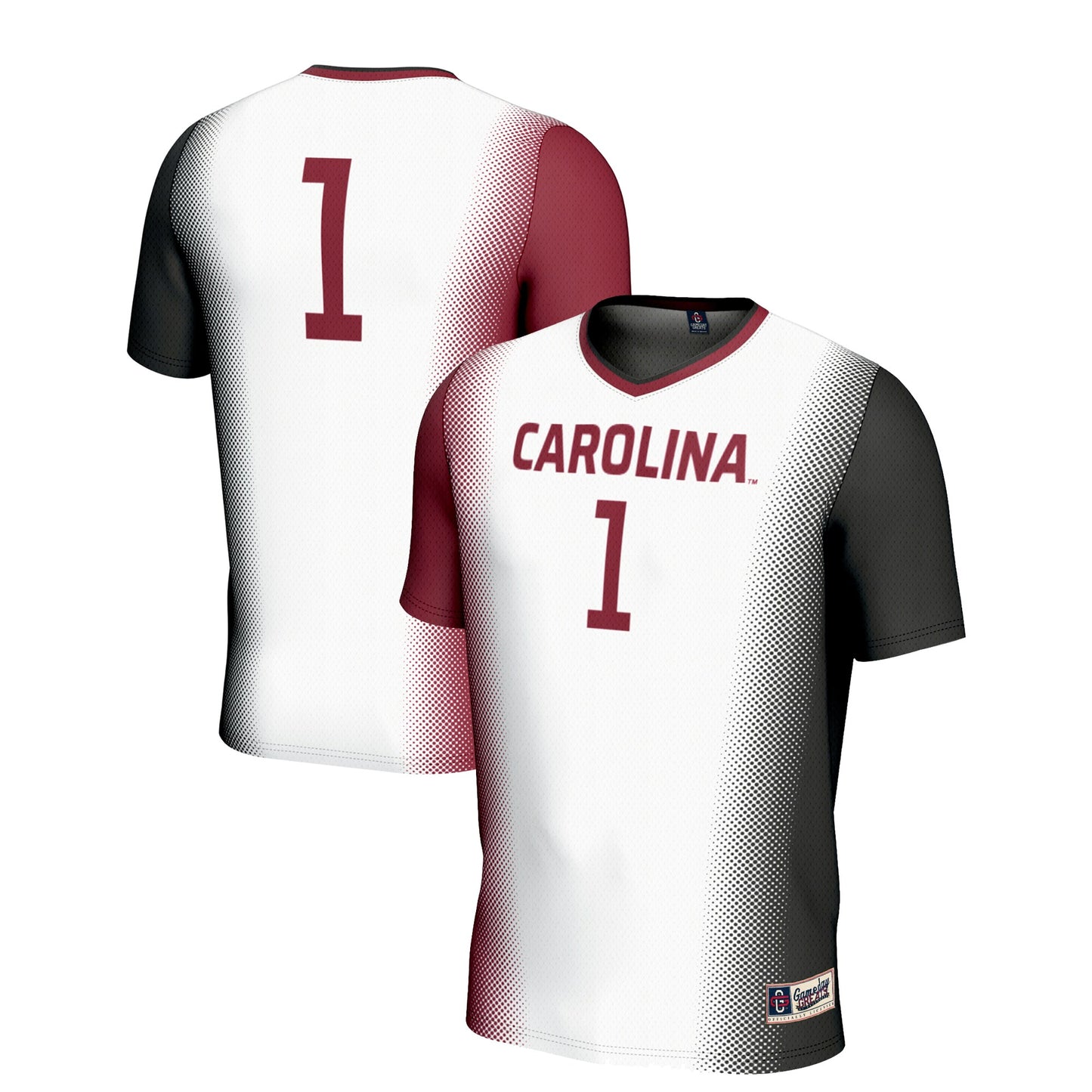 #1 South Carolina Gamecocks GameDay Greats Unisex  Lightweight Women's Soccer Jersey - White