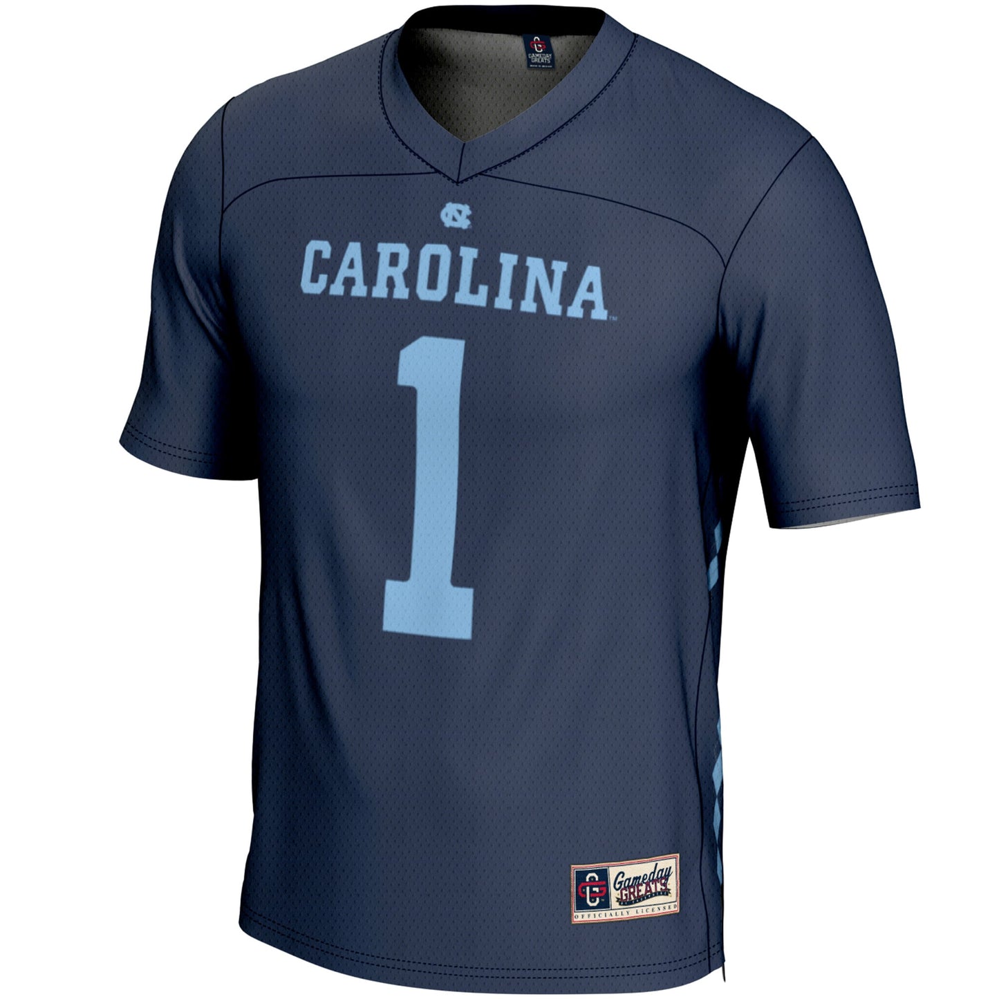 #1 North Carolina Tar Heels GameDay Greats Lightweight Men's Lacrosse Jersey - Navy