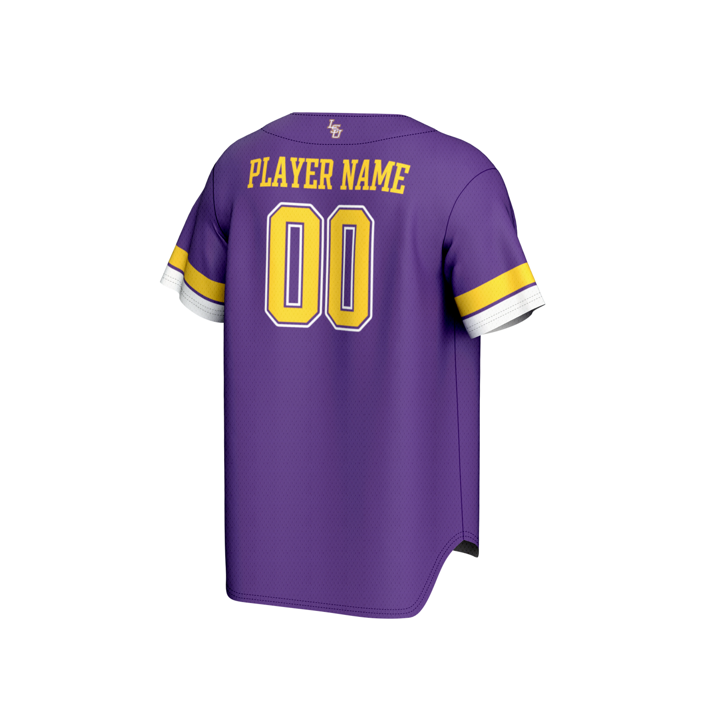 LSU Tigers GameDay Greats Unisex NIL Pick-A-Player Baseball Lightweight Jersey - Purple