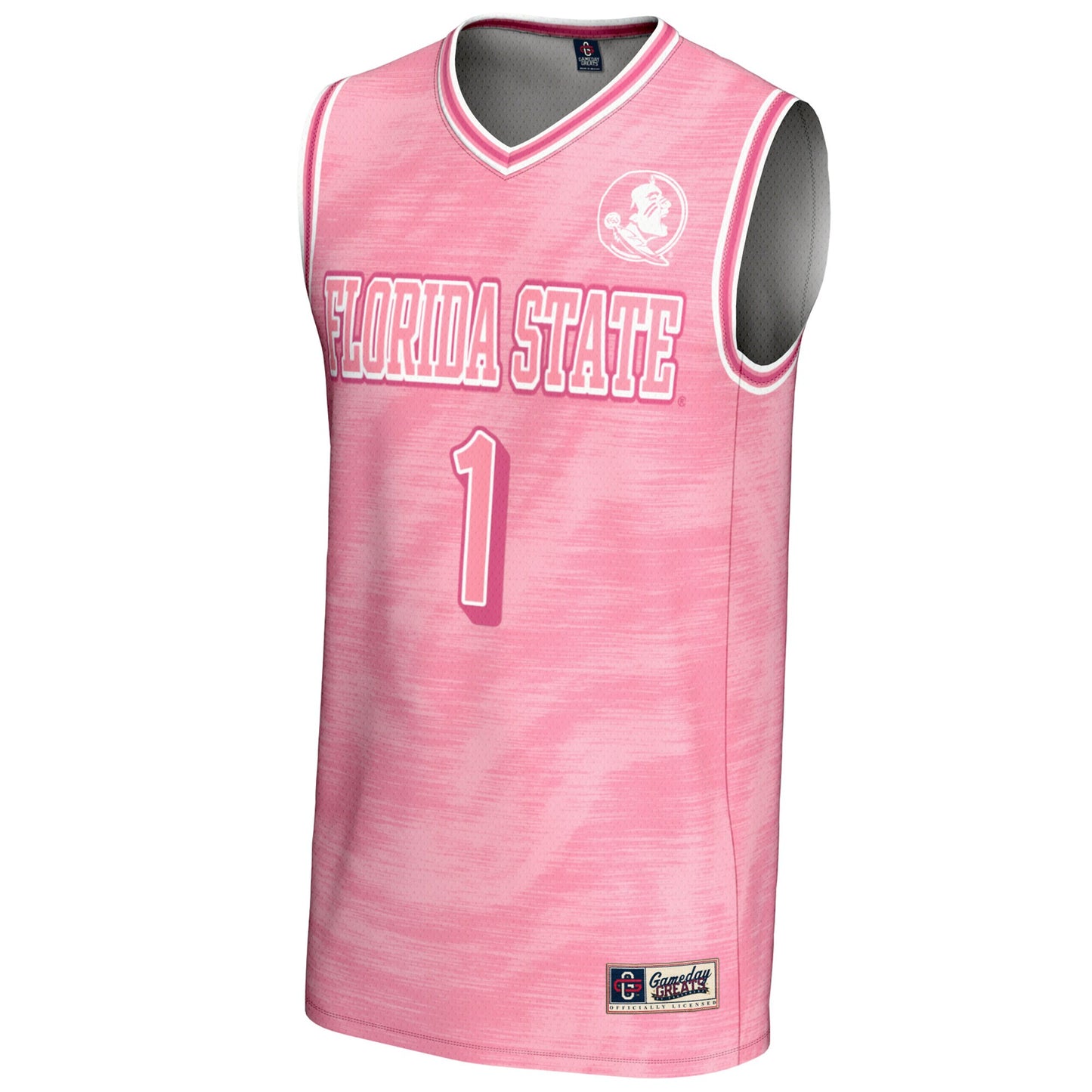 #1 Florida State Seminoles GameDay Greats Youth Lightweight Basketball Fashion Jersey - Pink
