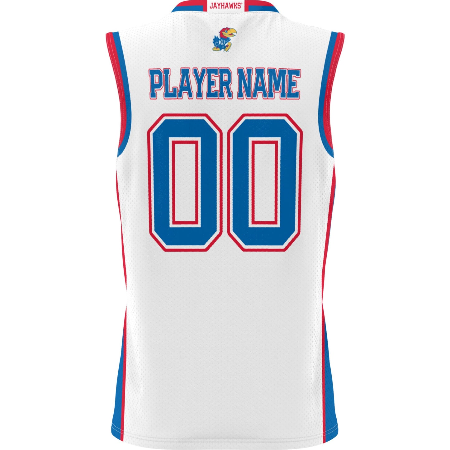 Kansas Jayhawks GameDay Greats Youth NIL Pick-A-Player Lightweight Men's Basketball Jersey - White