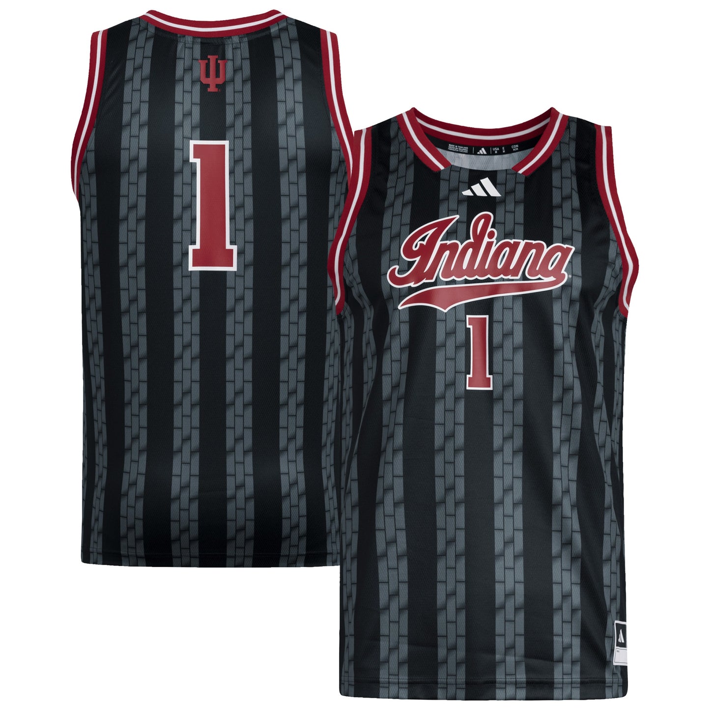 #1 Indiana Hoosiers adidas Replica Swingman Jersey - White
