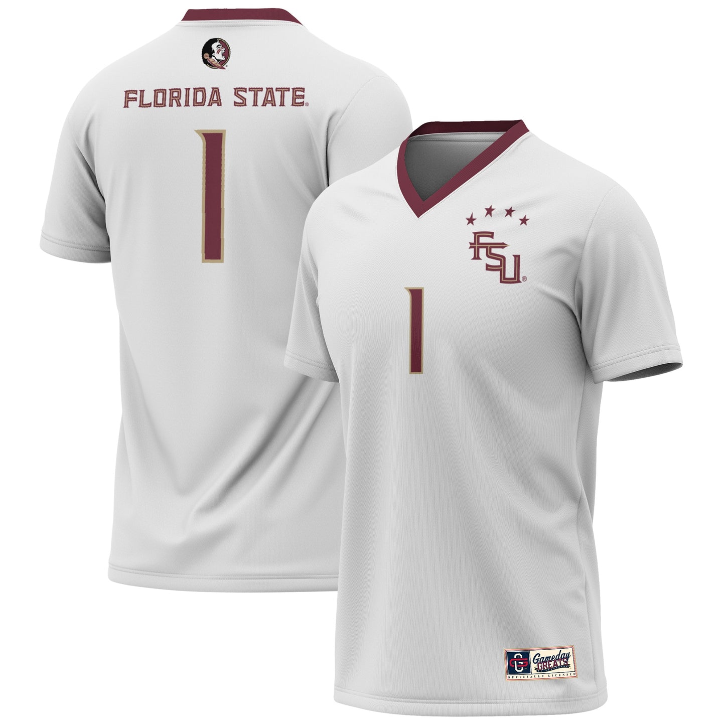 Florida State Seminoles GameDay Greats Youth 2023 NCAA Women's Soccer National Champions Four-Star Fashion Jersey – Garnet