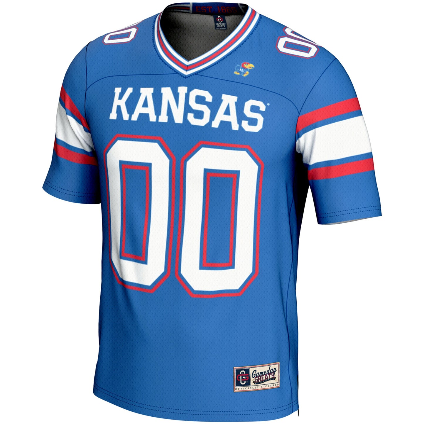 Kansas Jayhawks GameDay Greats Youth NIL Pick-A-Player Football Jersey - White