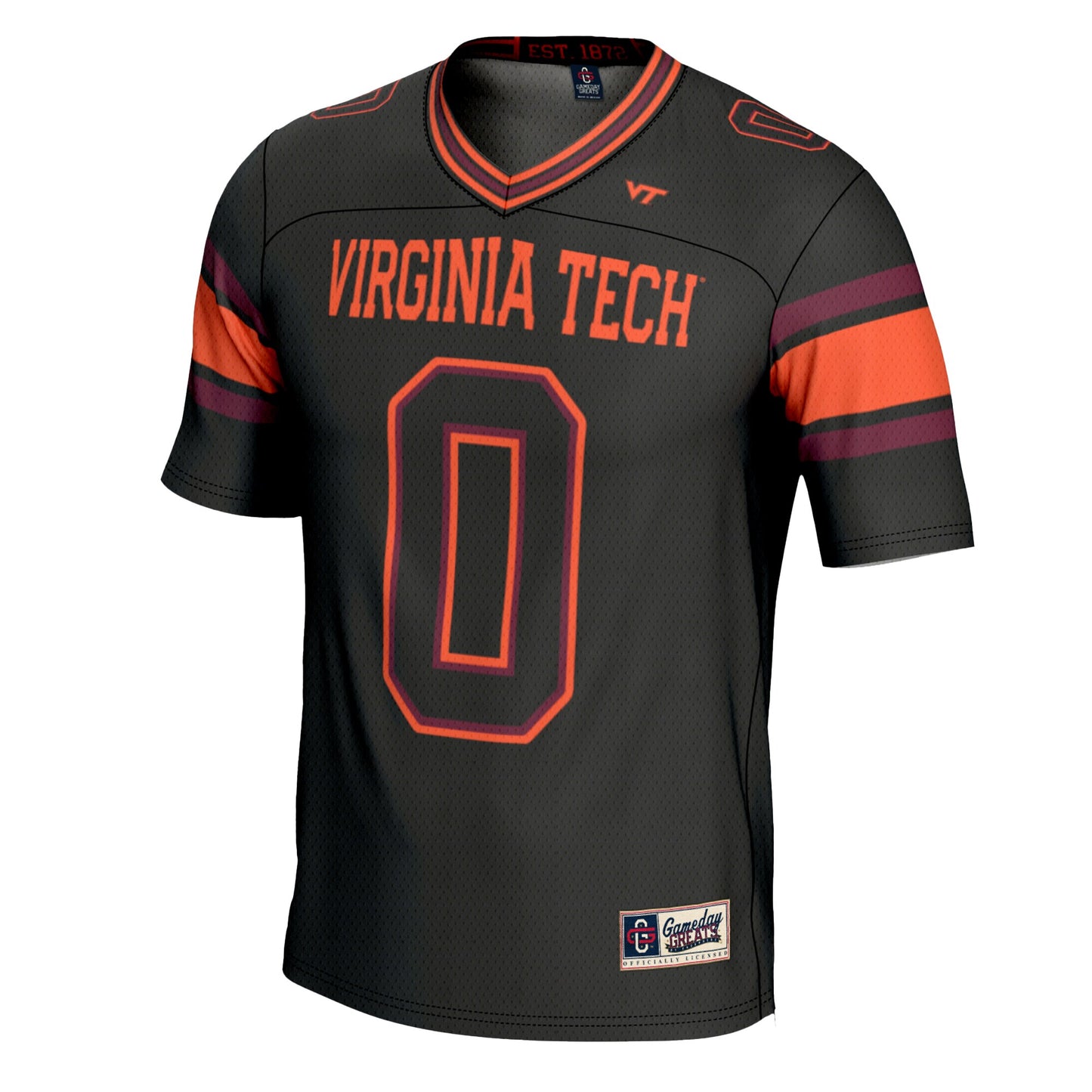 #0 Virginia Tech Hokies GameDay Greats Youth Football Jersey - White