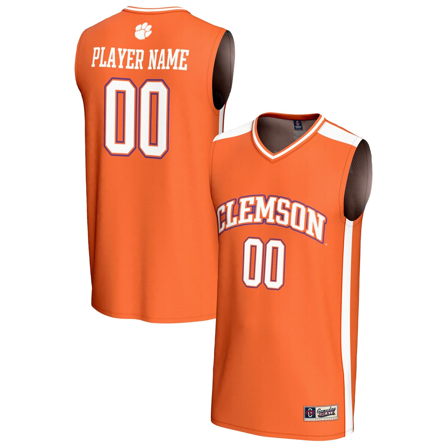 Clemson Tigers GameDay Greats Youth NIL Pick-A-Player Lightweight Women's Basketball Fashion Jersey - Orange