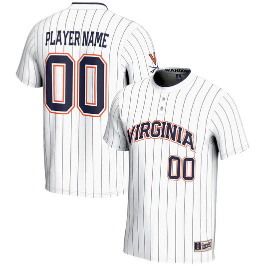 Virginia Cavaliers GameDay Greats Youth NIL Pick-A-Player Lightweight Softball Jersey - White