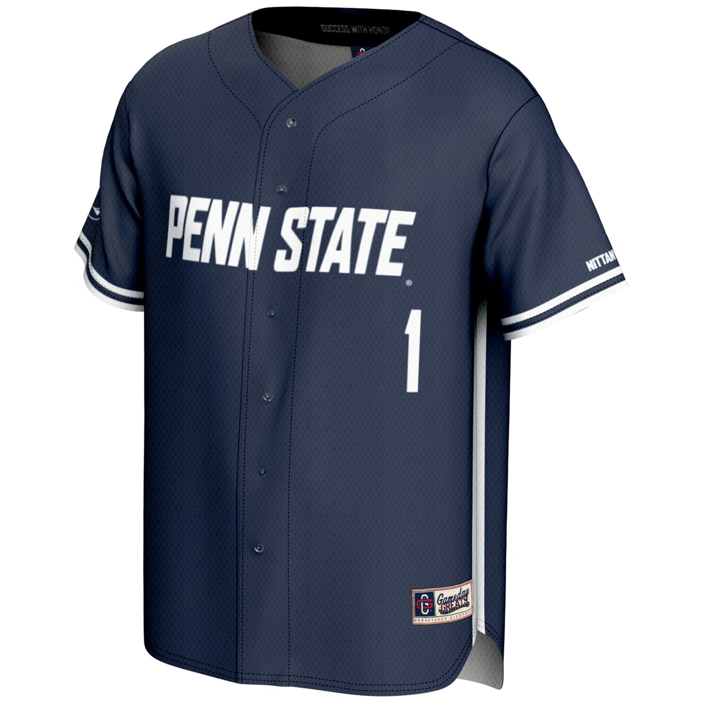 #1 Penn State Nittany Lions GameDay Greats Youth Lightweight Baseball Fashion Jersey - Navy