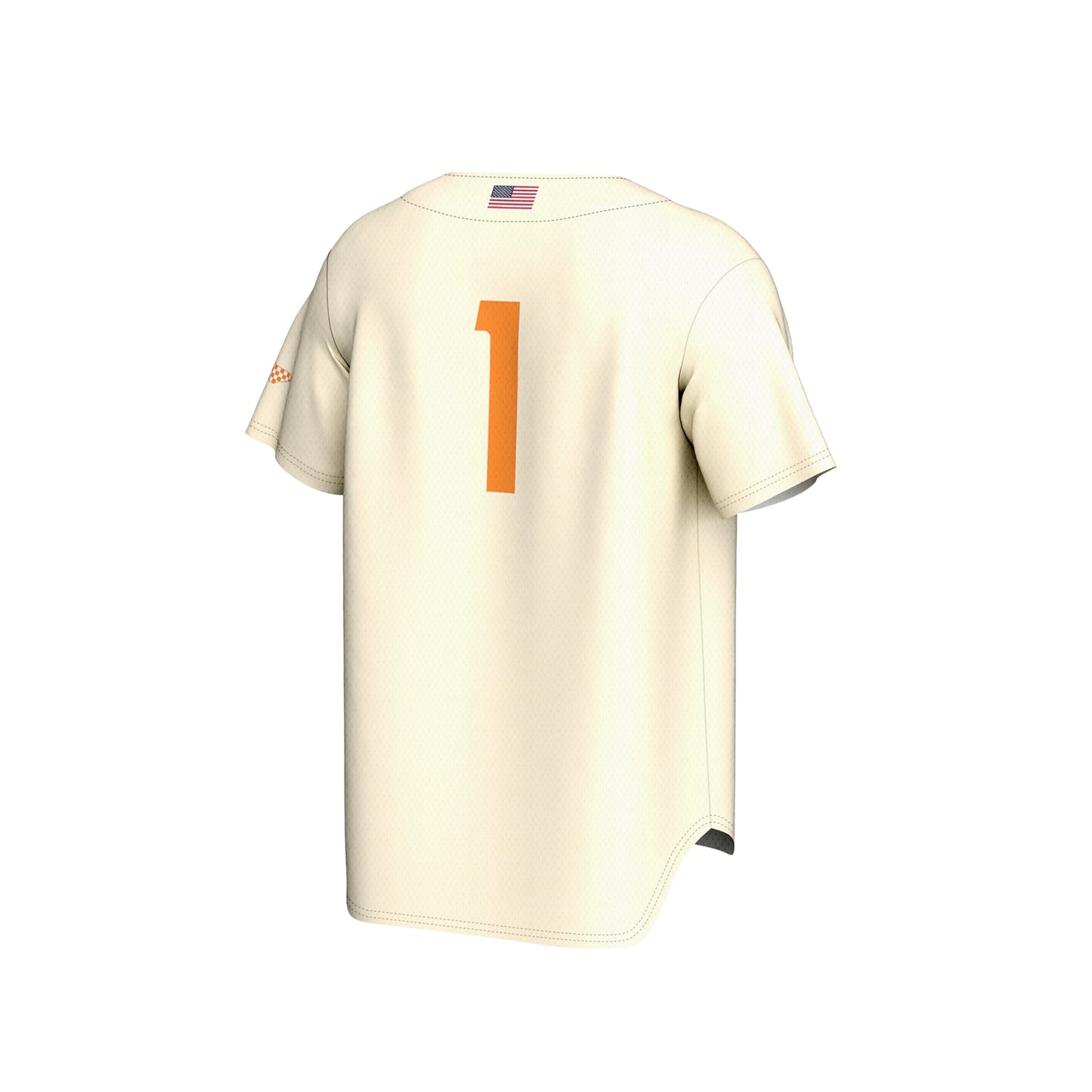 #1 Tennessee Volunteers GameDay Greats Unisex Lightweight Baseball Fashion Jersey - White