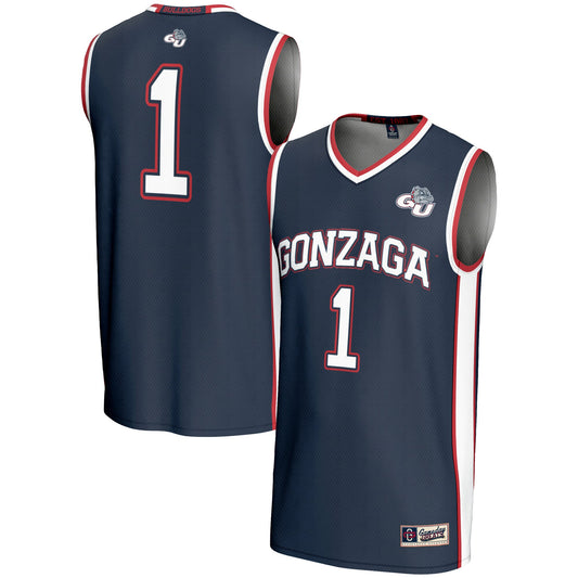 #1  Gonzaga Bulldogs GameDay Greats  Lightweight Basketball Jersey - Navy