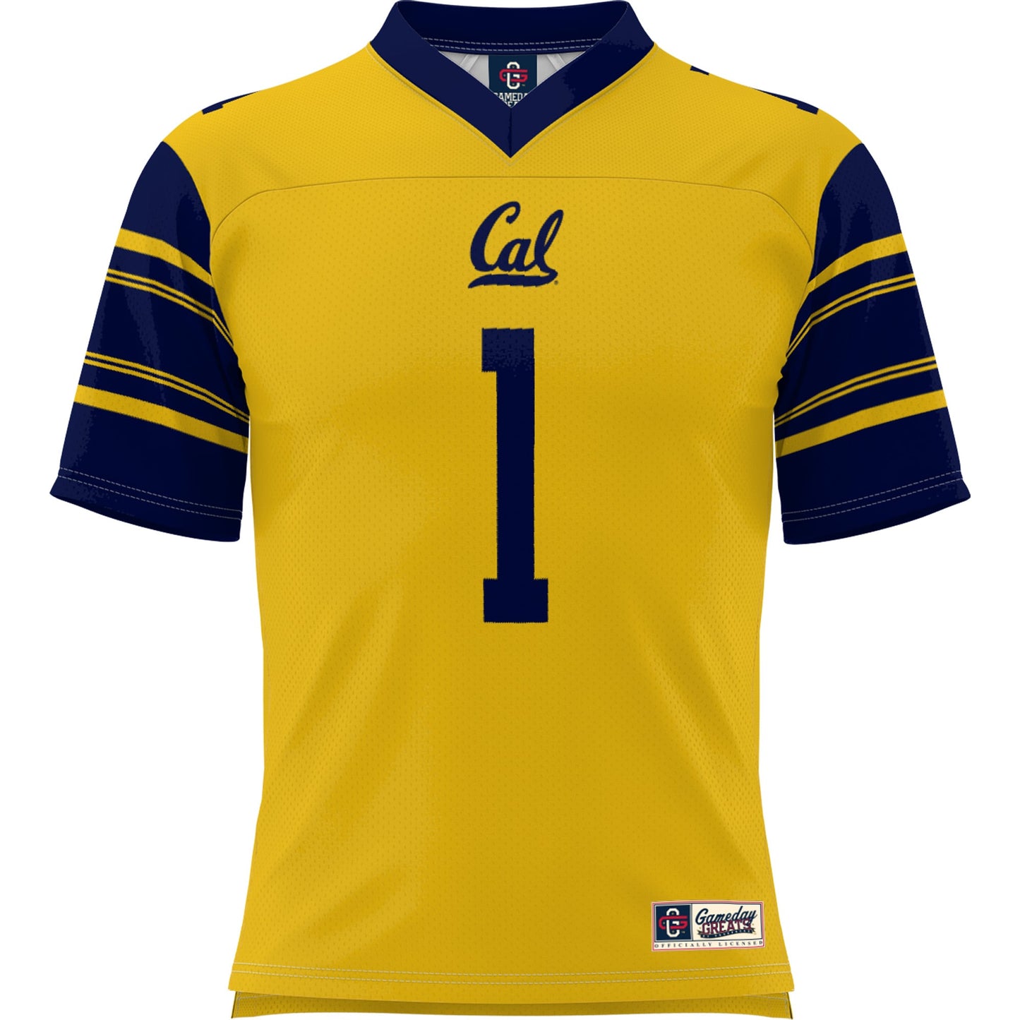 #1 Cal Bears GameDay Greats Youth Football Jersey - Gold