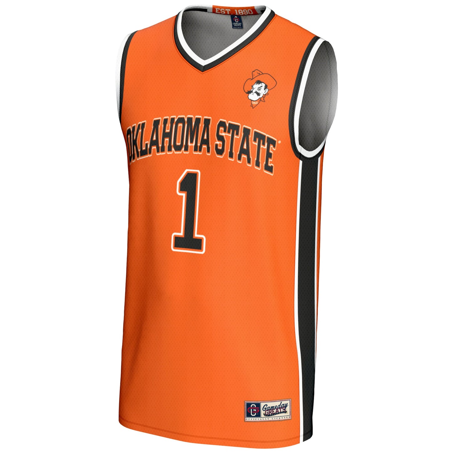 #1 Oklahoma State Cowboys GameDay Greats Youth Lightweight Basketball Jersey - Orange