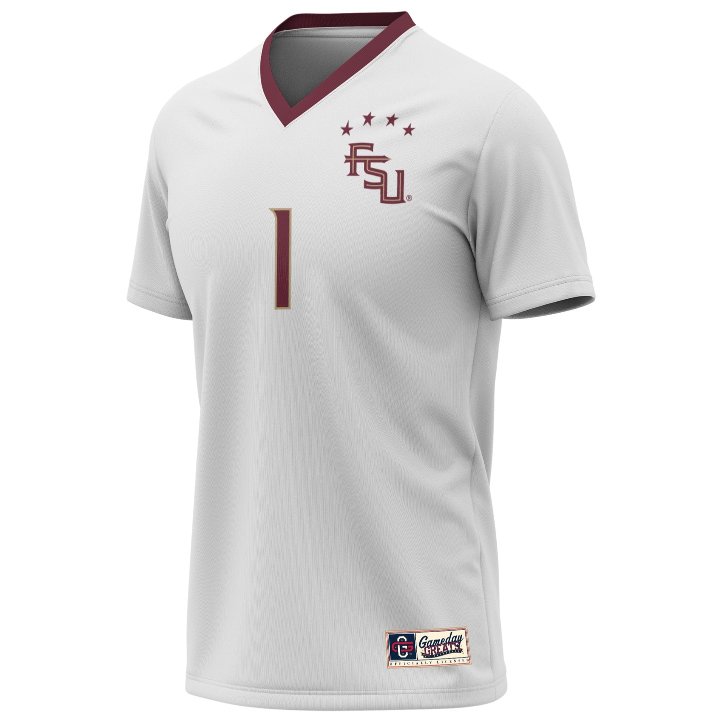 Florida State Seminoles GameDay Greats Youth 2023 NCAA Women's Soccer National Champions Four-Star Fashion Jersey – Garnet