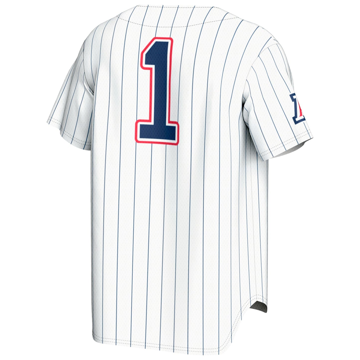 #1 Arizona Wildcats GameDay Greats Lightweight Baseball Fashion Jersey - Navy