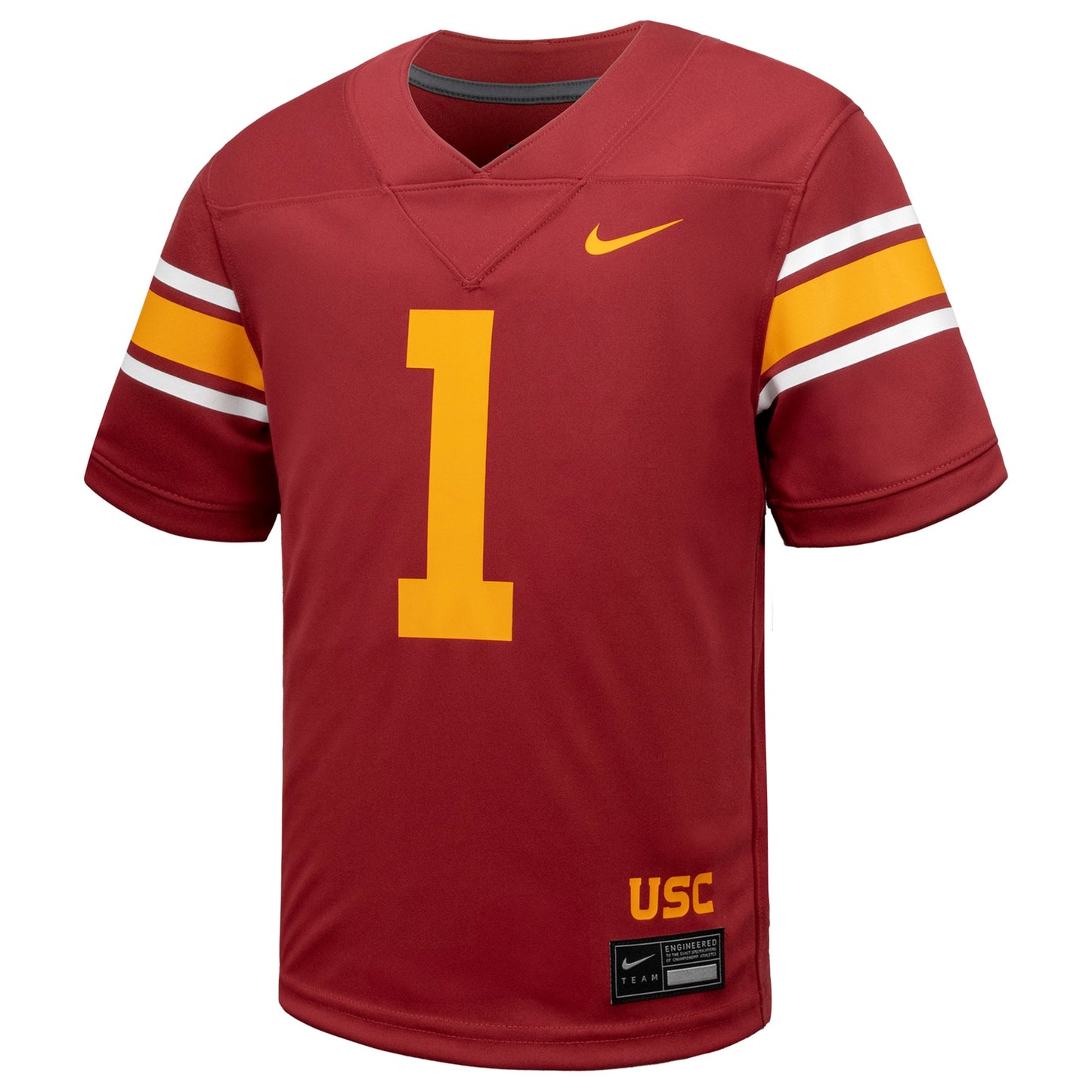 #1 USC Trojans Nike Toddler Alternate Untouchable Football Jersey - Cardinal