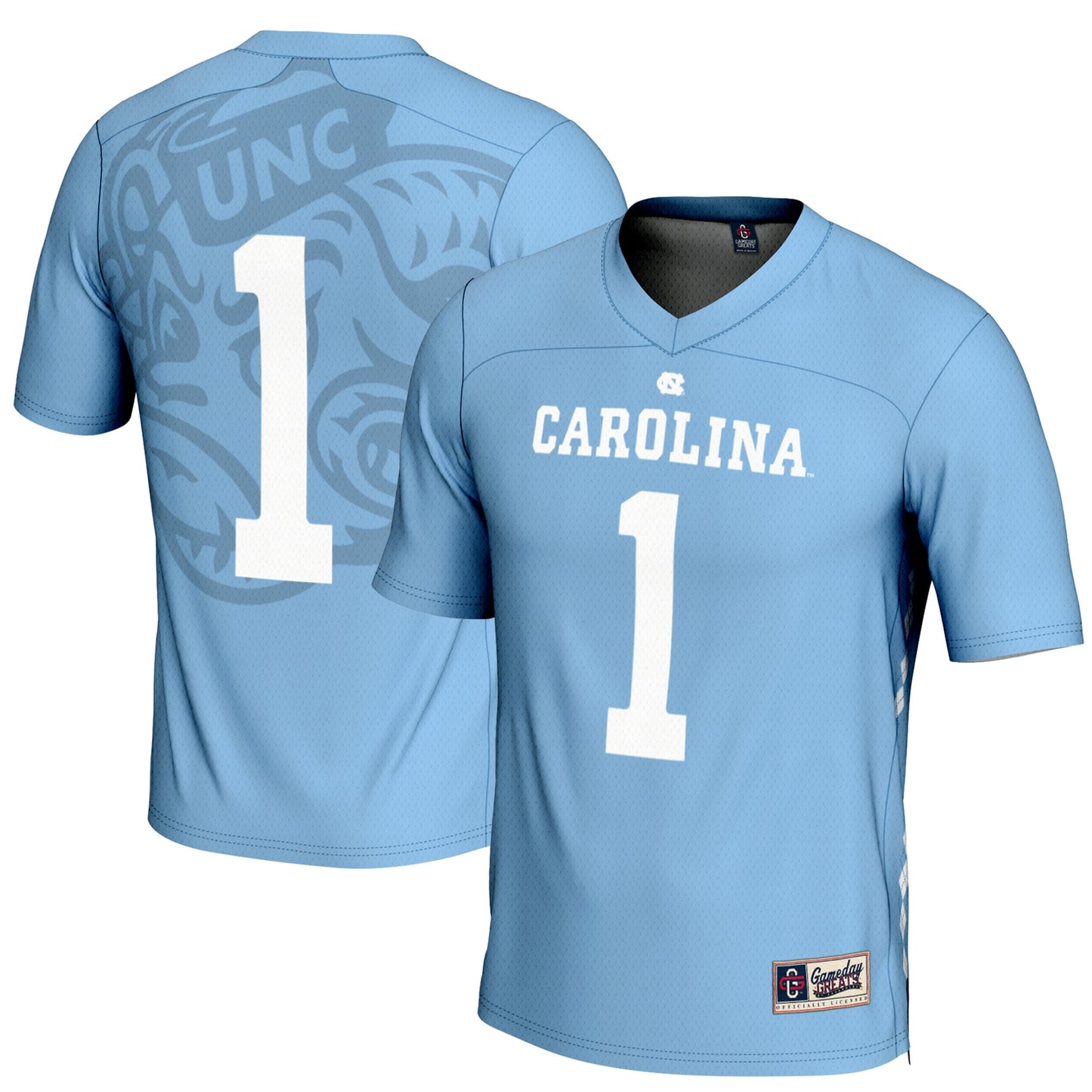 #1 North Carolina Tar Heels GameDay Greats Lightweight Men's Lacrosse Jersey - Navy