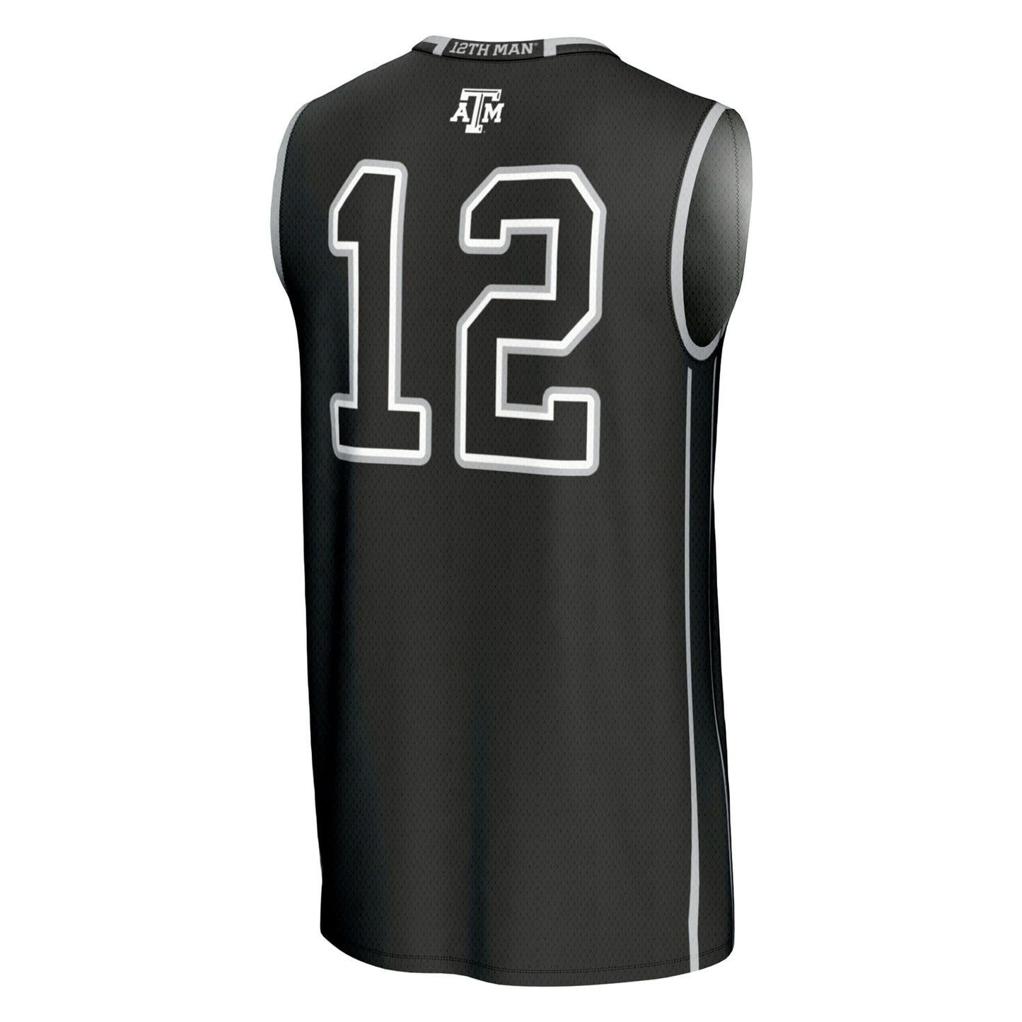 #12 Texas A&M Aggies GameDay Greats Unisex Basketball Lightweight Fashion Jersey - Black