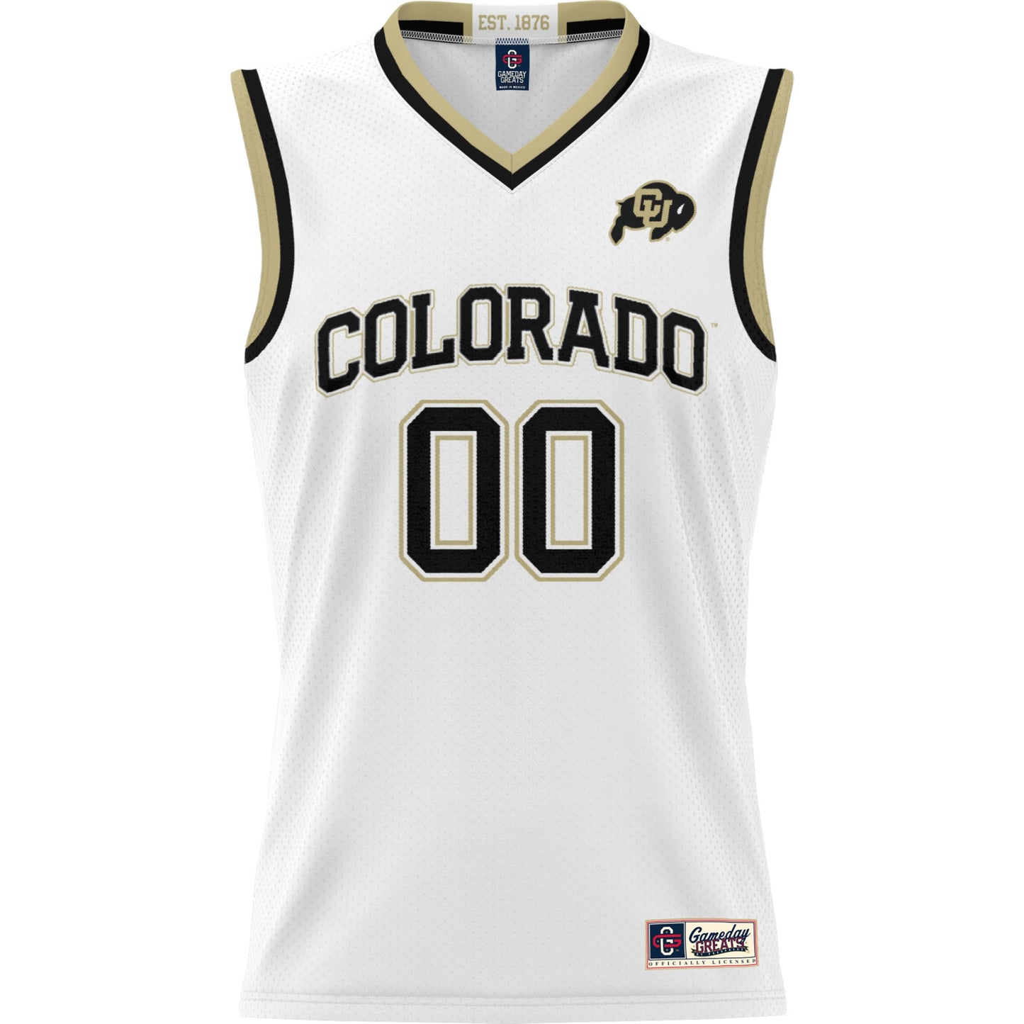 Colorado Buffaloes GameDay Greats Youth NIL Pick-A-Player Lightweight Women's Basketball Jersey - White
