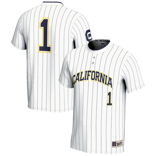 #1 Cal Bears GameDay Greats Lightweight Softball Jersey - White
