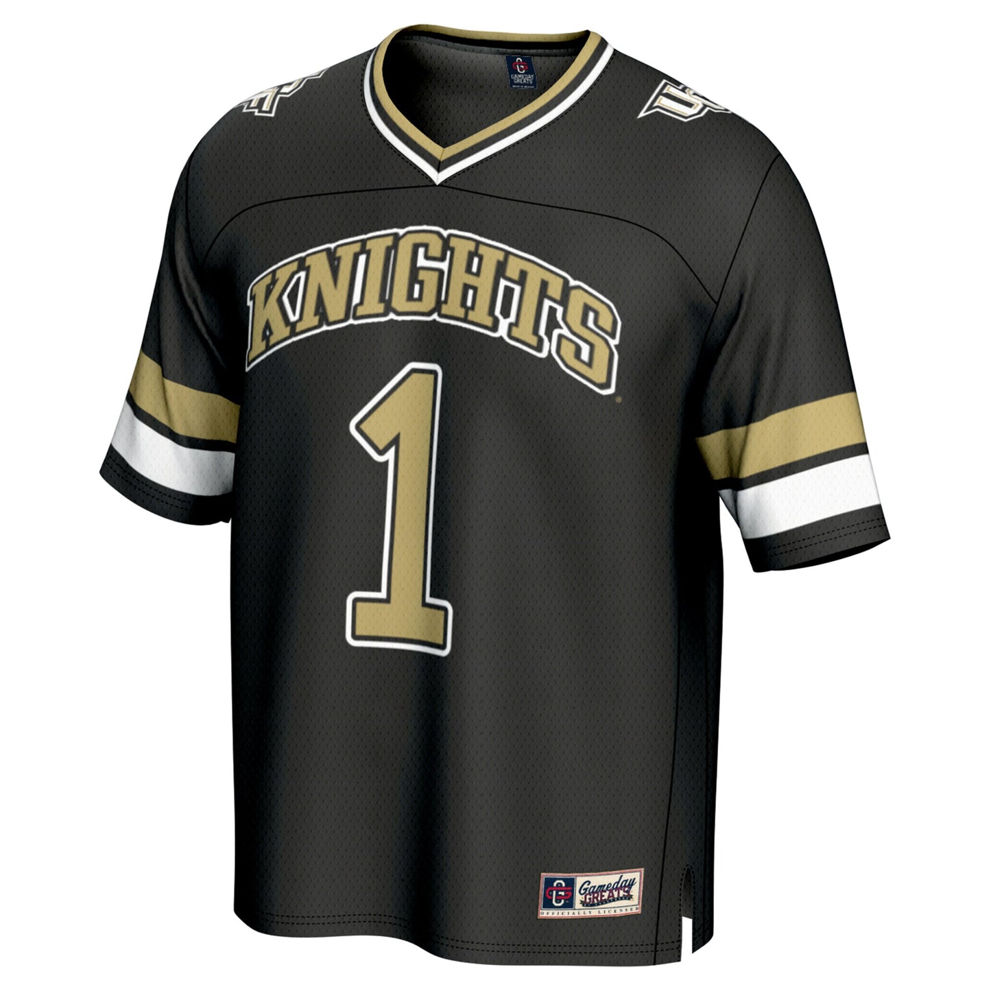 #1 UCF Knights GameDay Greats Unisex Lightweight Collegiate Football Fashion Jersey - Black