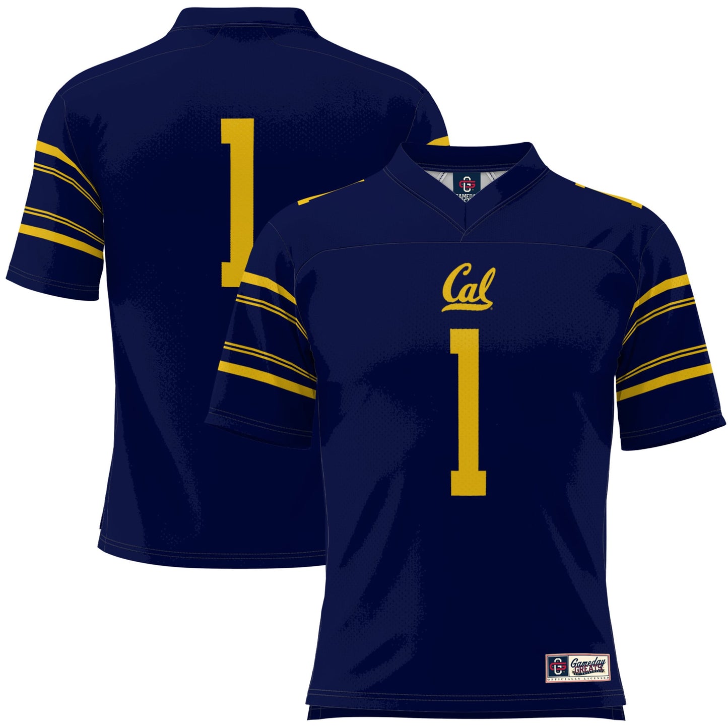 #1 Cal Bears GameDay Greats Youth Football Jersey - Gold