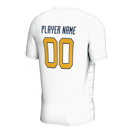 West Virginia Mountaineers GameDay Greats Unisex Pick-A-Player NIL Lightweight Soccer Jersey - White