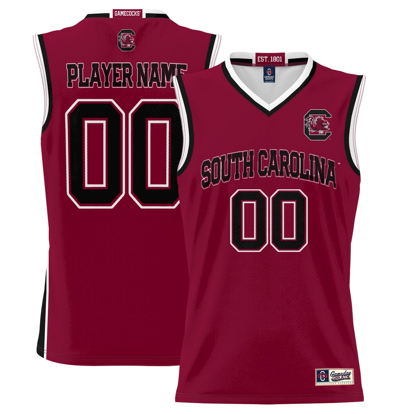 South Carolina Gamecocks GameDay Greats Unisex  Lightweight NIL Pick-A-Player Women's Basketball Jersey - White