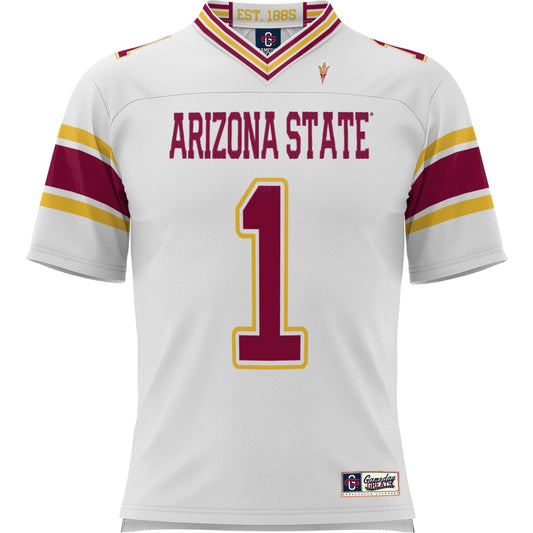 #1 Arizona State Sun Devils GameDay Greats Football Jersey - White