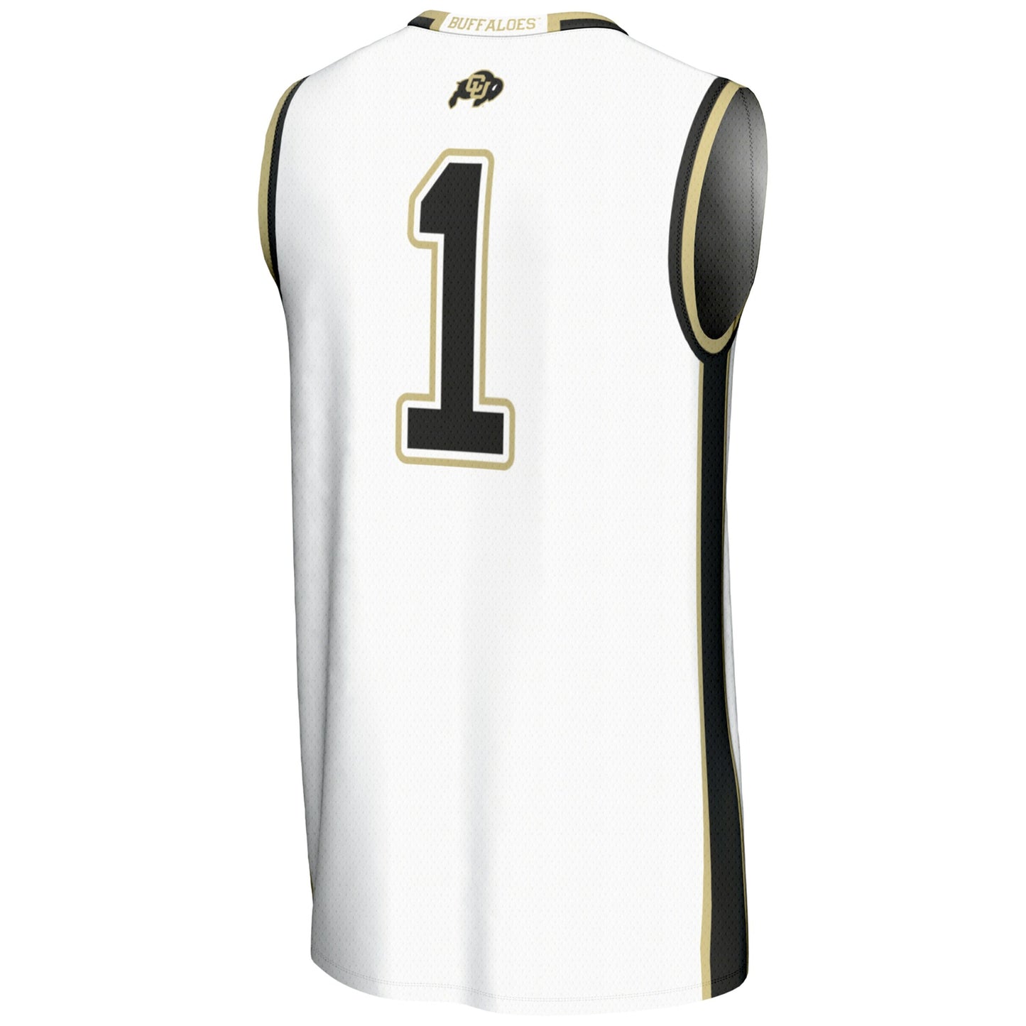 #1 Colorado Buffaloes GameDay Greats Youth Lightweight Replica Basketball Jersey - White