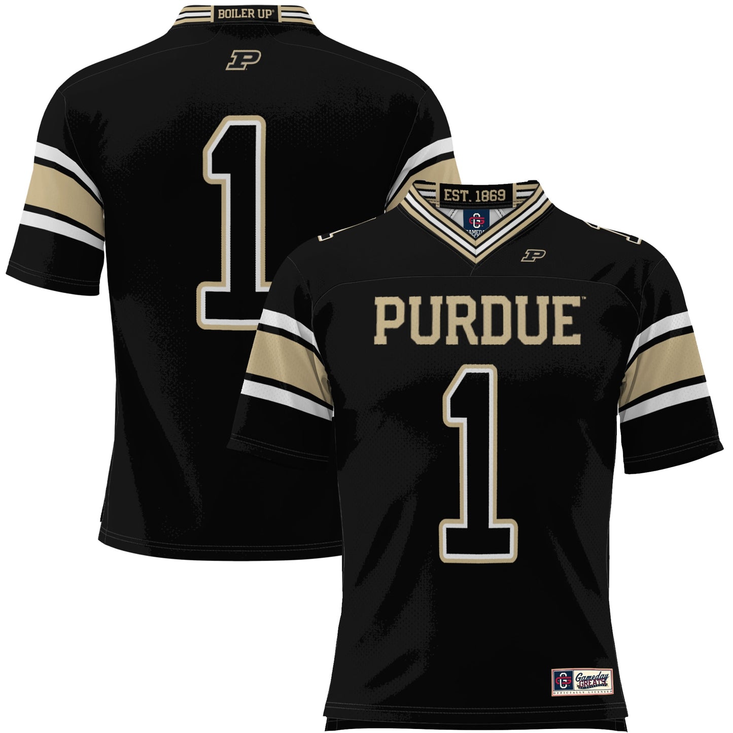 #1 Purdue Boilermakers GameDay Greats Youth Endzone Football Jersey - White