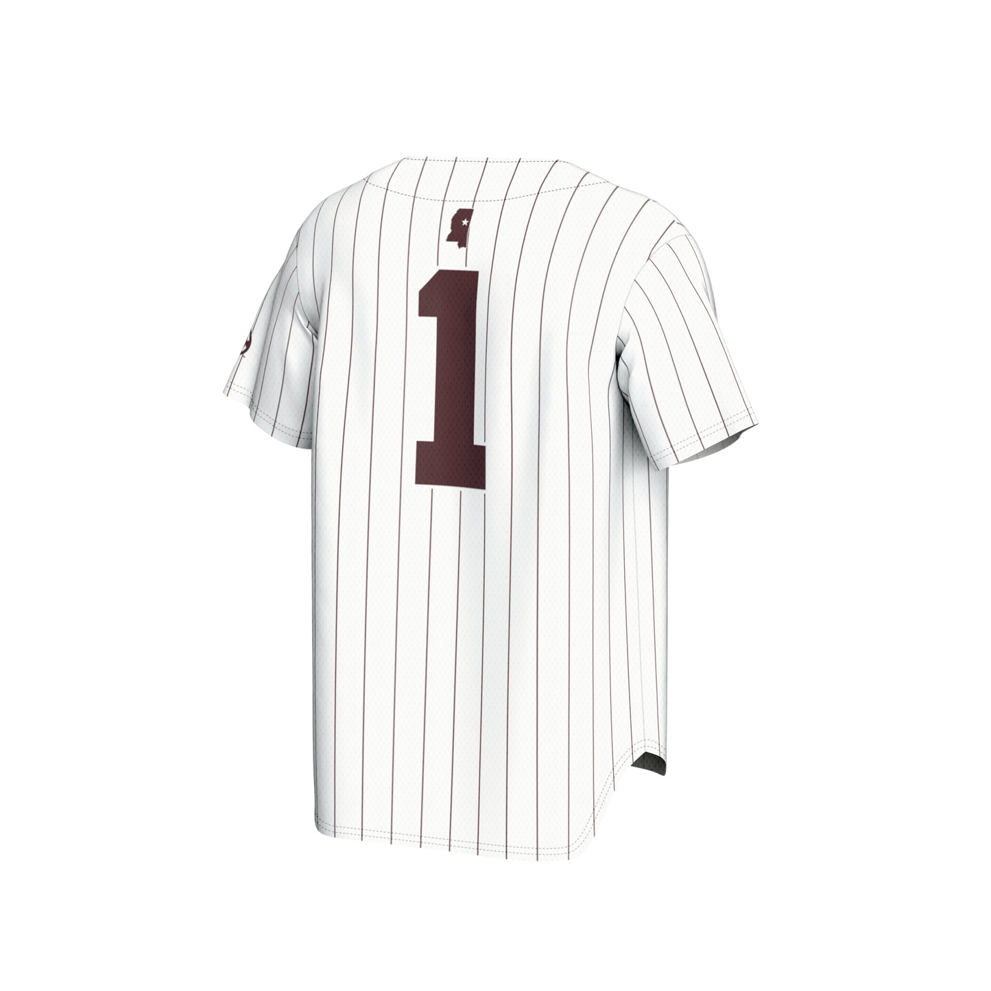 Mississippi State Bulldogs GameDay Greats Youth Lightweight Collegiate Baseball Fashion Jersey - White