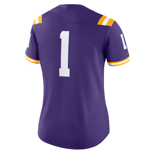 #1 LSU Tigers Nike Women's Game Jersey - Purple