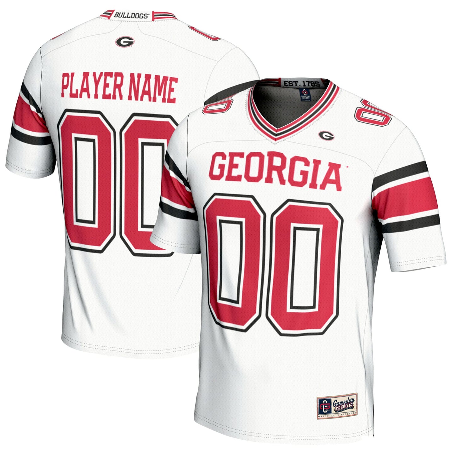 Georgia Bulldogs GameDay Greats Youth NIL Pick-A-Player Football Jersey - Red