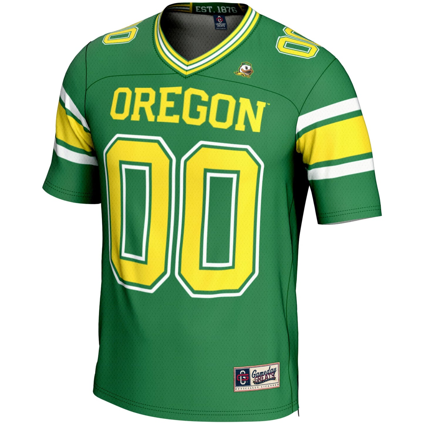 Oregon Ducks GameDay Greats NIL Pick-A-Player Football Jersey - Yellow