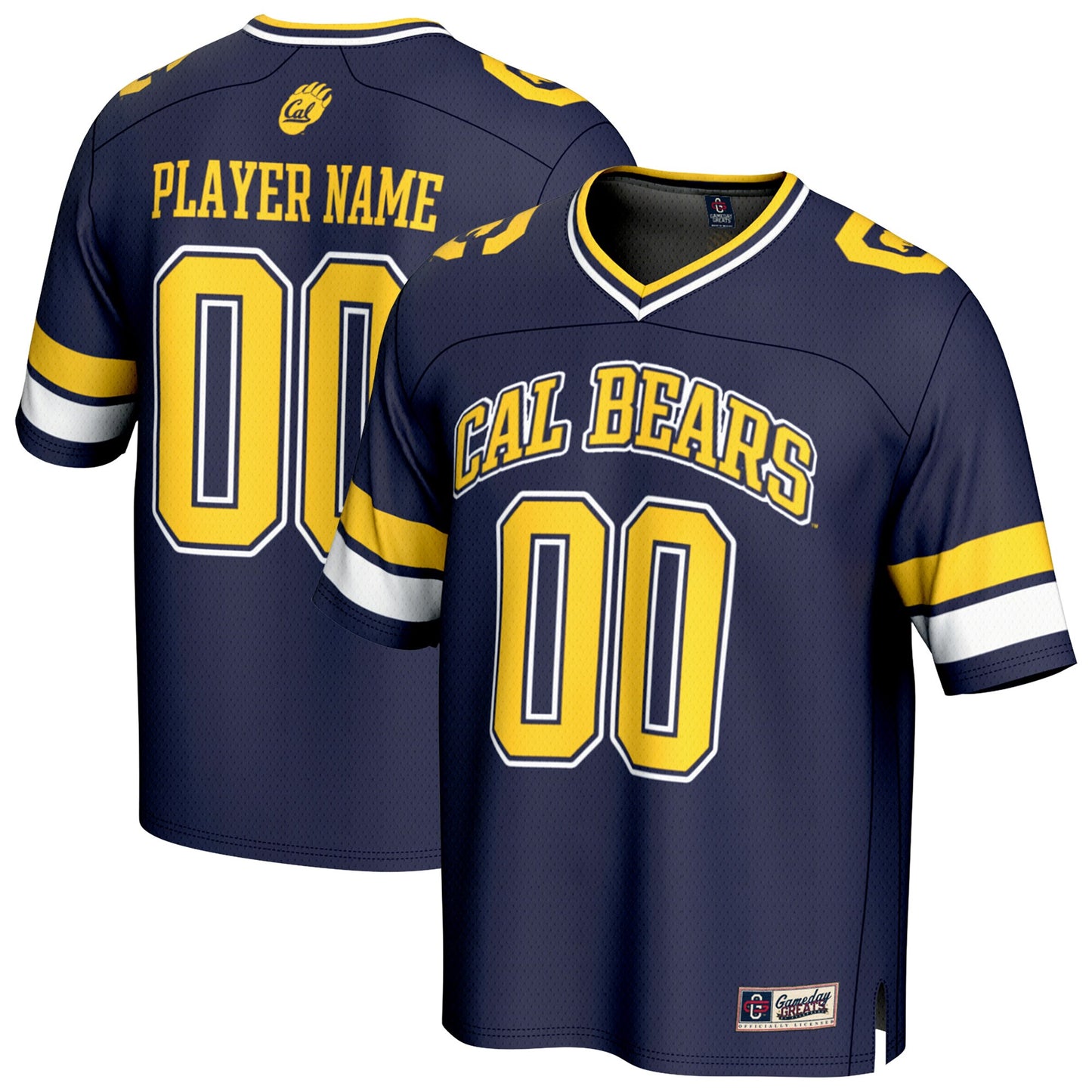 Cal Bears GameDay Greats Unisex NIL Pick-A-Player Football Fashion Jersey - Navy