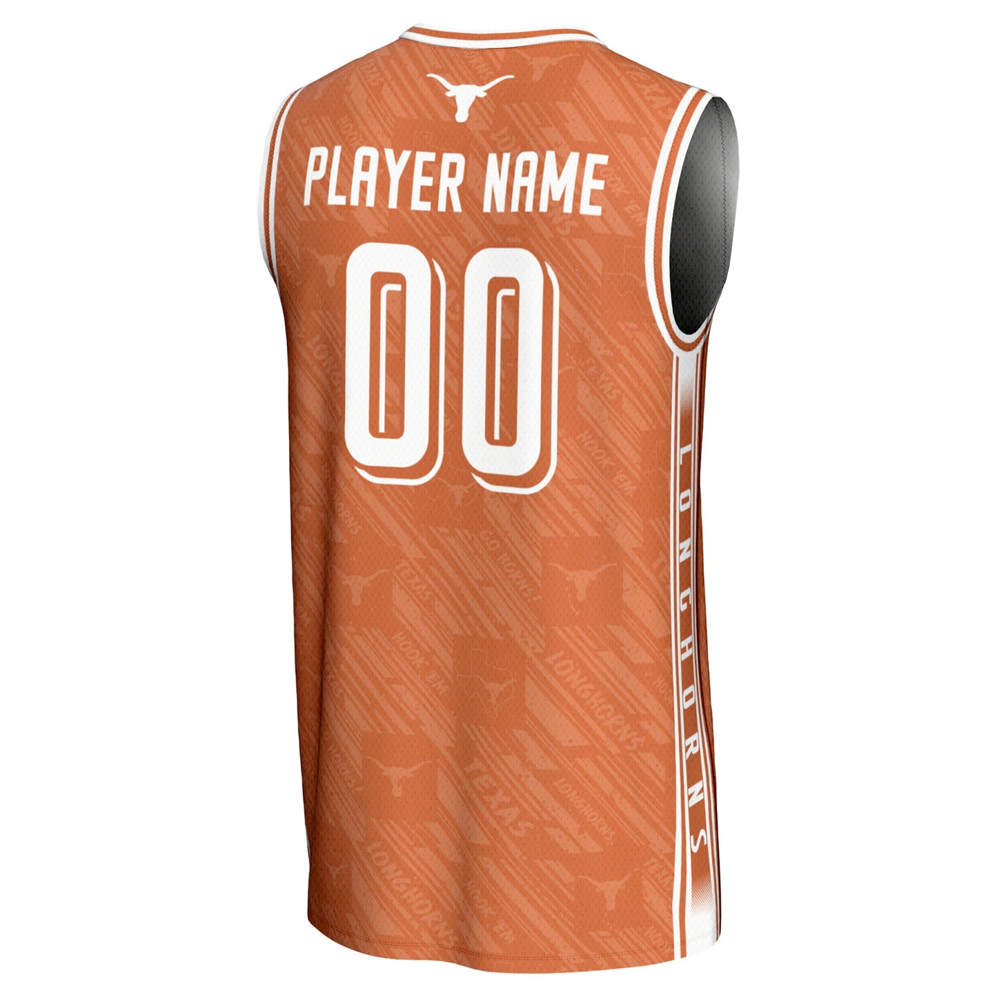 Texas Longhorns GameDay Greats Youth NIL Pick-A-Player Women's Basketball Lightweight Highlight Print Jersey - Texas Orange