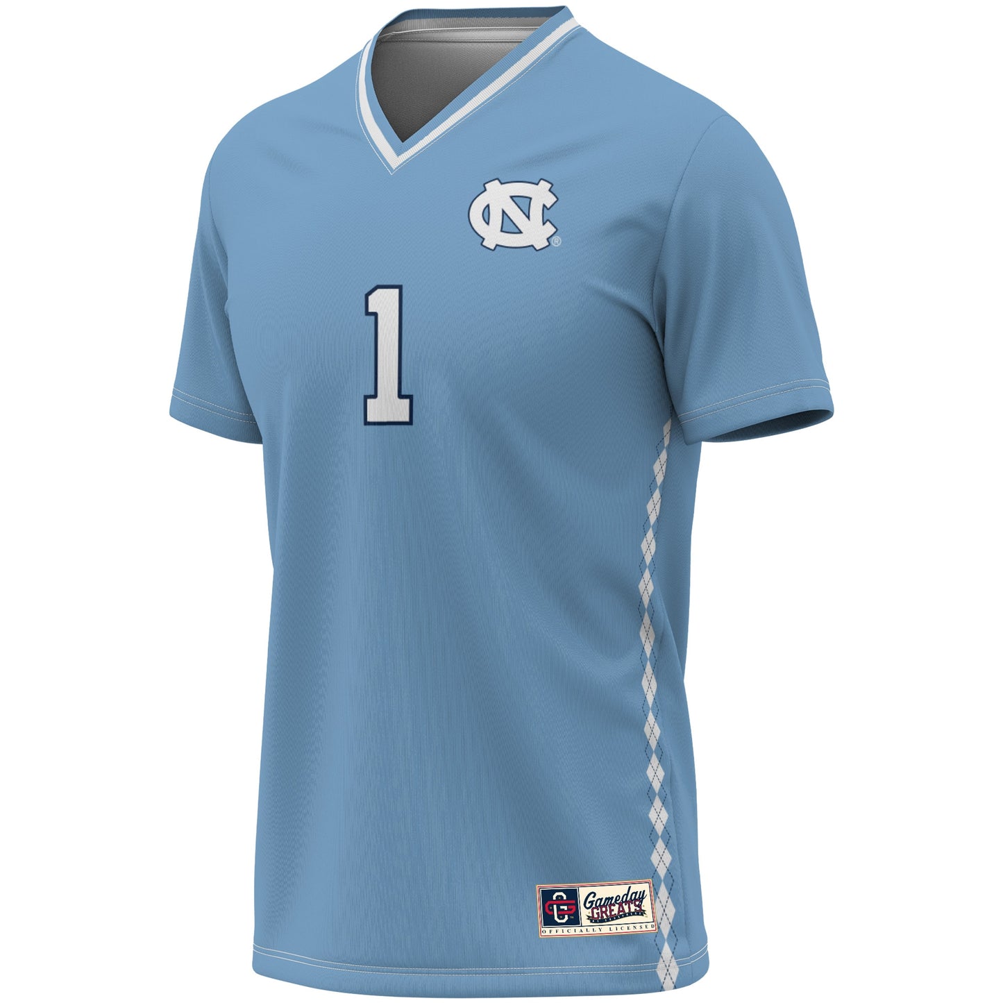 #1 North Carolina Tar Heels GameDay Greats Lightweight Soccer Fashion Jersey - White