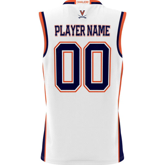 Virginia Cavaliers GameDay Greats Youth NIL Pick-A-Player Lightweight Men's Basketball Jersey - White