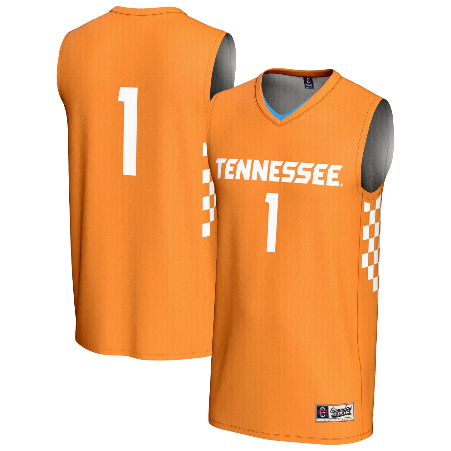 #1 Tennessee Volunteers GameDay Greats Unisex Lightweight Women's Basketball Fashion Jersey - Blue