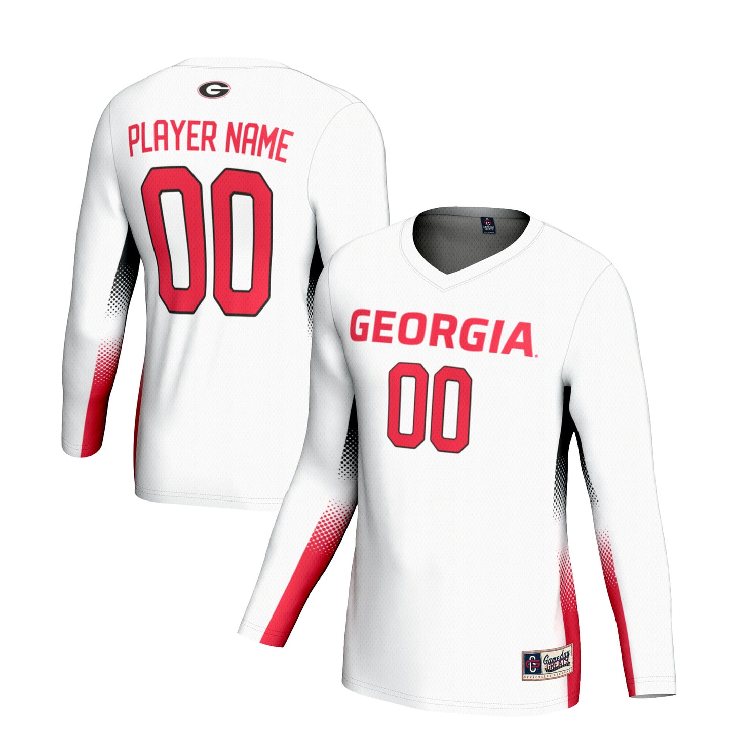 Georgia Bulldogs GameDay Greats Youth NIL Lightweight Volleyball Jersey - White