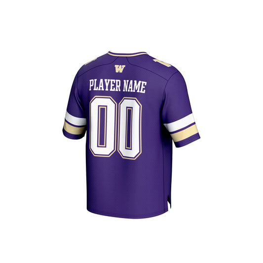 Washington Huskies GameDay Greats Unisex NIL Pick-A-Player Football Fashion Jersey - Purple
