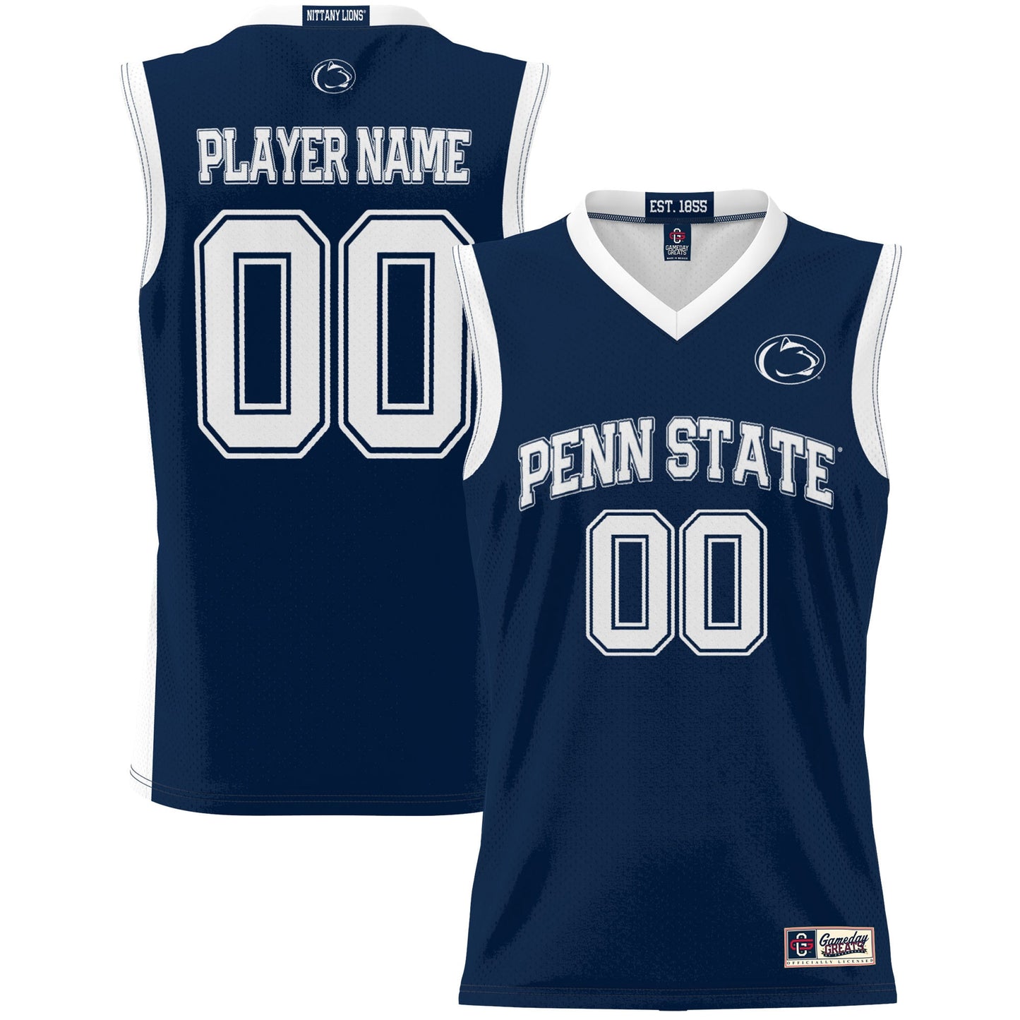 Penn State Nittany Lions GameDay Greats Unisex  Lightweight NIL Pick-A-Player Women's Basketball Jersey - Navy