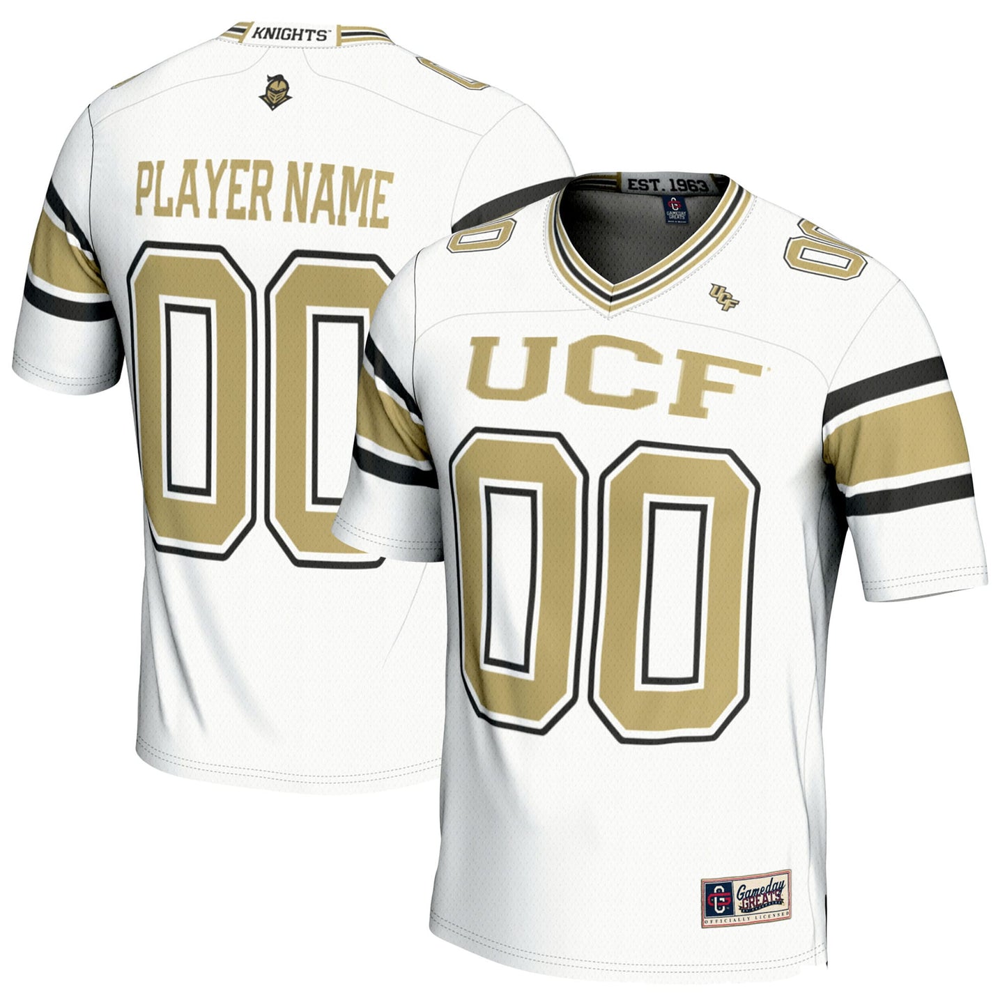 UCF Knights GameDay Greats Youth NIL Pick-A-Player Football Jersey - Gold