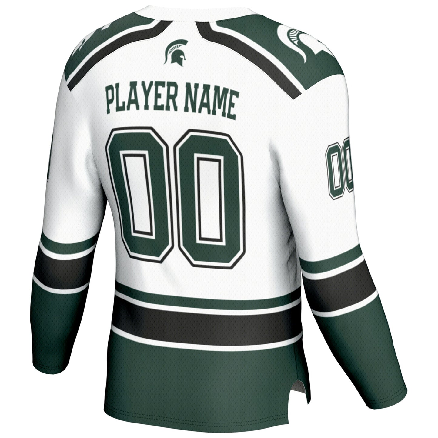 Michigan State Spartans GameDay Greats Youth Ice Hockey Pick-a-Player Jersey - Black