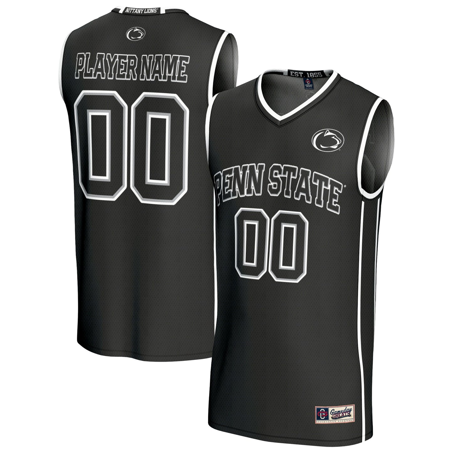 Penn State Nittany Lions GameDay Greats Youth NIL Pick-A-Player Lightweight Men's Basketball Fashion Jersey - Black